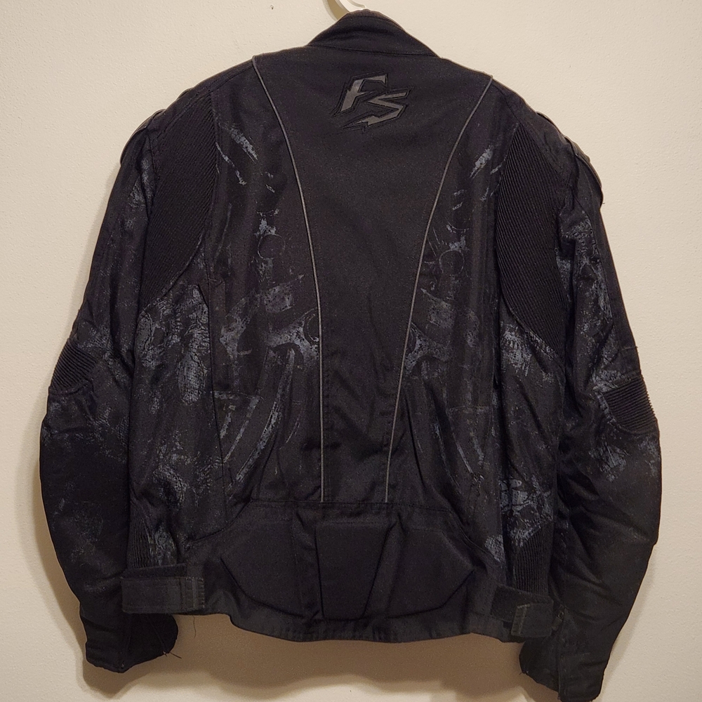 Black Performance Motorcycle Jacket - image 2